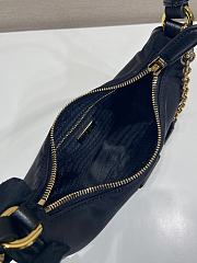 Prada Re-Edition 2005 Re-Nylon Saffiano gold bag 22x18x6.5cm - 3