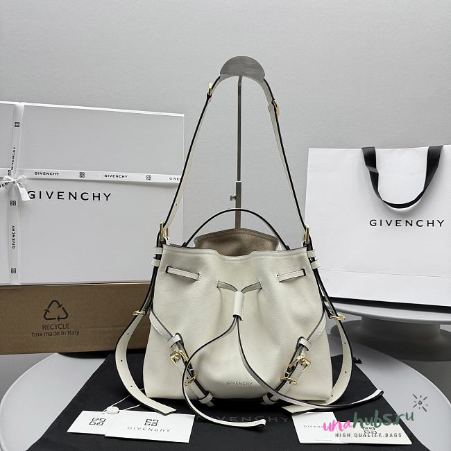 Givenchy Small Voyou Bucket bag White 28cm - 1