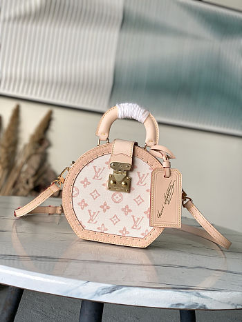 Louis Vuitton Boite Chapeau PM Lin Beige 27x19.5x9cm