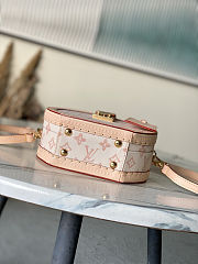 Louis Vuitton Boite Chapeau PM Lin Beige 27x19.5x9cm - 4