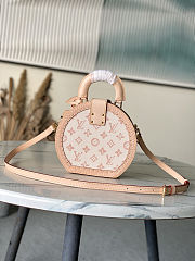 Louis Vuitton Boite Chapeau PM Lin Beige 27x19.5x9cm - 2