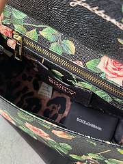 Dolce & Gabbana Sicily Floral-printed Shoulder Bag 25x12x22cm - 5