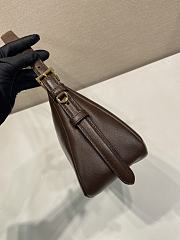 Prada Aimée leather shoulder bag Brown 31x18x10cm - 5