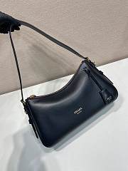Prada Aimée leather shoulder bag Black 31x18x10cm - 4