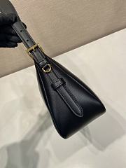 Prada Aimée leather shoulder bag Black 31x18x10cm - 3