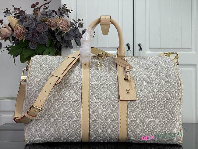 Louis Vuitton Keepall Bandoulière 45 Peuplier 45x27x20cm - 1