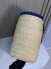 Chanel Raffia Denim tote Bag 54x18x26cm - 4