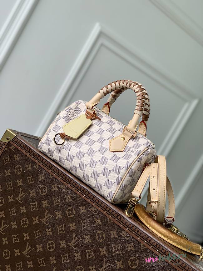 Louis Vuitton Speedy Bandoulière 20 Damier Azur 20.5x13.5x12cm - 1