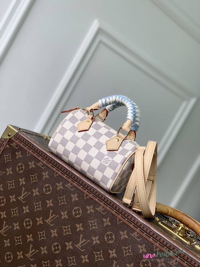 Louis Vuitton Nano Speedy Damier Azur 16x10x7.5cm - 1