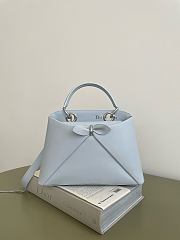 Dior Cigale Bag Shiny Light Blue 28x10x22cm - 1