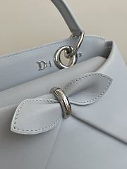 Dior Cigale Bag Shiny Light Blue 28x10x22cm - 4