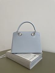 Dior Cigale Bag Shiny Light Blue 28x10x22cm - 3