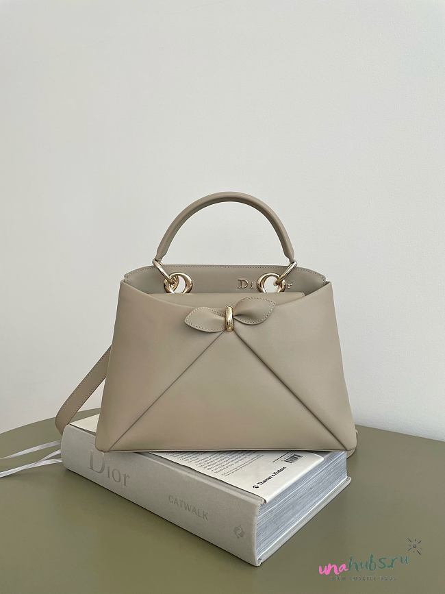 Dior Cigale Bag Shiny Etoupe 28x10x22cm - 1