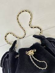 Chanel 25 Mini Handbag Pony Hair Black 22x20x12.5cm - 3