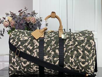 Louis Vuitton Keepall M95774 Boston Bag Canvas 55x31x26cm