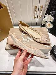 Christian Louboutin Follies Strass Ballerinas - 1