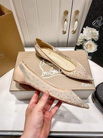 Christian Louboutin Follies Strass Ballerinas