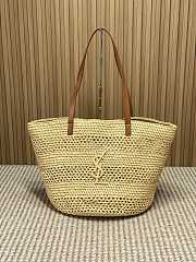 YSL Panier medium in raffia 29-52x29x29cm - 1