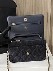 Chanel Woc On Chain Denim 19cm - 2