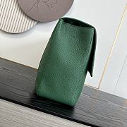 Chanel 26S Flap Bag MAXI Silver Green 39cm - 4