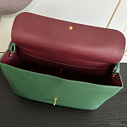Chanel 26S Flap Bag MAXI Gold Green 39cm - 5