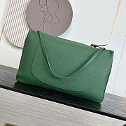 Chanel 26S Flap Bag MAXI Gold Green 39cm - 3