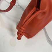 Loewe Orange leather flamenco clutch bag 23.5x18x9cmn - 5