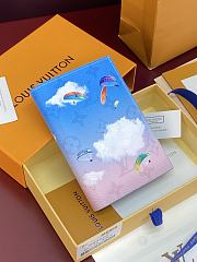 Louis Vuitton Passport Cover Paragliding Blue 14x10x2.5cm - 1
