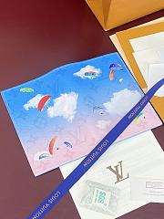 Louis Vuitton Passport Cover Paragliding Blue 14x10x2.5cm - 3