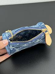 Louis Vuitton Trousse Speedy blue 11x7.5x6cm - 4