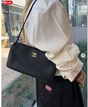 Chanel 26s Hobo Shoulder Black Bag 25x14x5cm - 2