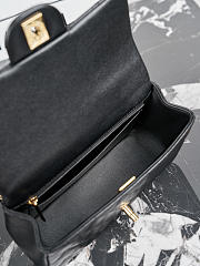 Chanel Handle Bag Black Caviar 20x13x9cm - 3
