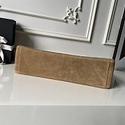 Chanel 26S Flap Bag MAXI suede brown 39cm - 5