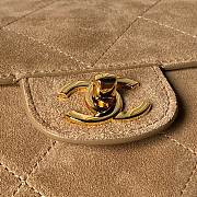 Chanel 26S Flap Bag MAXI suede brown 39cm - 3
