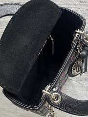 Dior Dioramour Mini Lady Bag with Chain black 17cm - 5