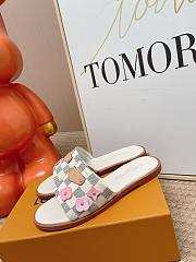 Louis Vuitton Lily Flat Mule Azure Blue - 4