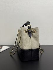 Chanel Small Coco Base Hobo Bag Beige Canvas and Black 35x24x12cm - 3