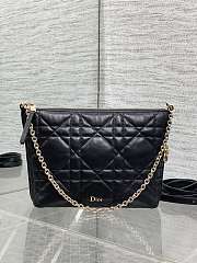 Dior Diorling Mini Bag Black Lambskin 18x16.5x6cm - 1