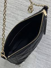 Dior Diorling Mini Bag Black Lambskin 18x16.5x6cm - 5