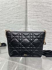Dior Diorling Mini Bag Black Lambskin 18x16.5x6cm - 2
