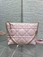 Dior Diorling Mini Bag Pink Lambskin 18x16.5x6cm - 1