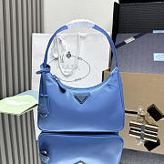 Prada Pervinca Re-Nylon Re-Edition blue 23x13x5cm - 1