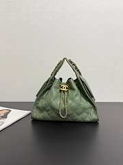 Chanel 25 Small Handbag Green 30x26x14cm - 1