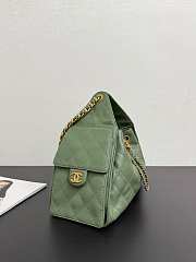Chanel 25 Small Handbag Green 30x26x14cm - 4