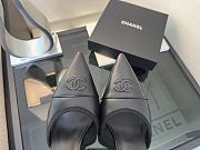 Chanel Slingback Full Black Heel 8.5cm - 4