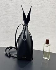 Loewe Scarf backpack calfskin black 22.5x18x9.5cm - 2