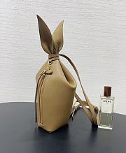 Loewe Scarf backpack calfskin caramel 22.5x18x9.5cm - 3