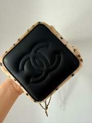Chanel Pony Hair Cheetah Chain Bucket Bag 19x11x11cm - 4