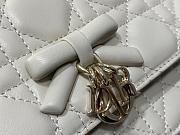 Dior My Mini Bag White Cannage Lambskin 21x11.5x4.5cm - 3