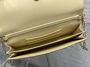 Dior My Mini Bag yellow Cannage Lambskin 21x11.5x4.5cm - 4